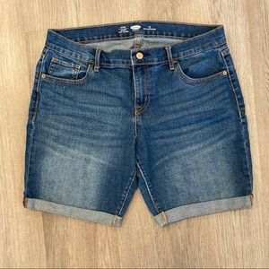 Dark wash Old Navy shorts